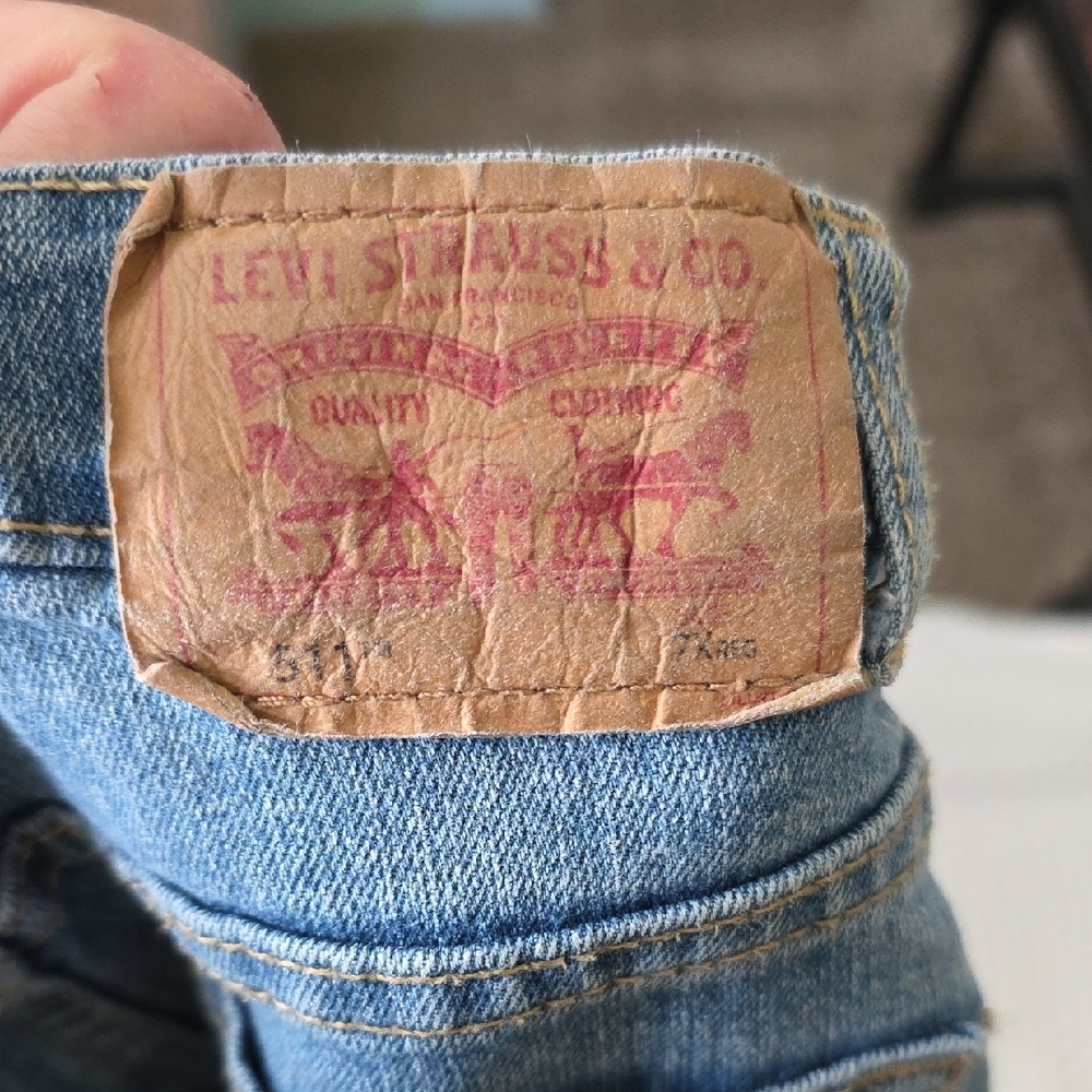 Levi's Kids Light Blue Straight-Leg Jeans - Picture 5 of 6